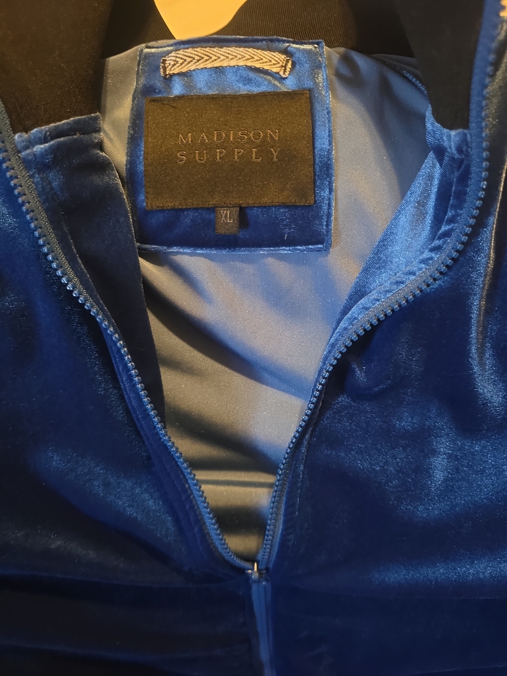 Madison Supply Velvet Track Jacket Men's Size XL - UNISEX -